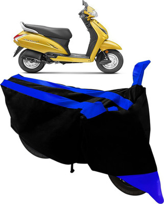 Flipkart SmartBuy Two Wheeler Cover for Honda(Activa 5G, Black, Blue)