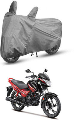AutoGalaxy Two Wheeler Cover for Hero(Glamour Programmed FI, Grey)
