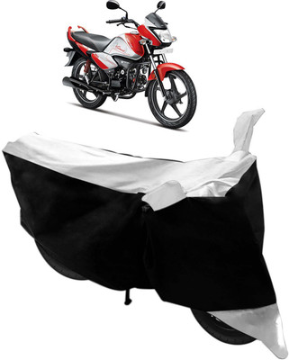 Flipkart SmartBuy Two Wheeler Cover for Hero(Splendor I Smart, Black, Silver)