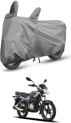 AutoGalaxy Two Wheeler Cover for Bajaj(Platina 110, Grey)