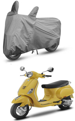 HYBRIDS COLLECTION Two Wheeler Cover for Vespa(Vespa LX 125, Grey)