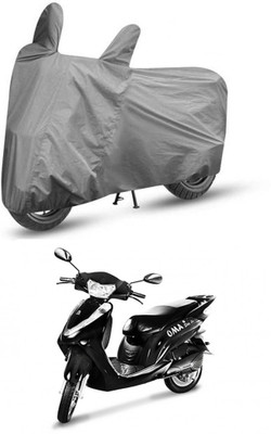 AUTOCAD Waterproof Two Wheeler Cover for Lohia(Oma Star, Grey)