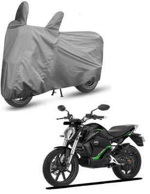 HYBRIDS COLLECTION Two Wheeler Cover for Revolt(RV 300, Grey)