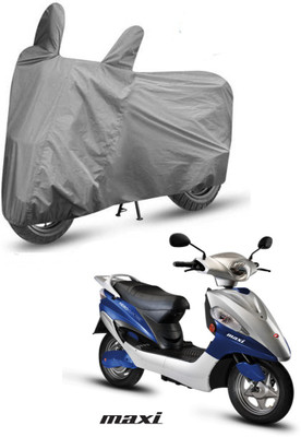 HYBRIDS COLLECTION Two Wheeler Cover for Hero Electric(Electric Maxi, Grey)