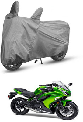 HYBRIDS COLLECTION Two Wheeler Cover for Kawasaki(Ninja, Grey)
