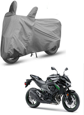 AutoGalaxy Two Wheeler Cover for Kawasaki(Z800, Grey)