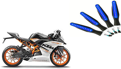 Buras Front, Rear LED Indicator Light for KTM Duke 390(Blue)