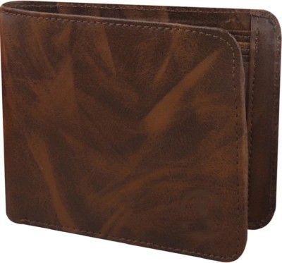 SKKFASHION Men Trendy Brown Artificial Leather Wallet(5 Card Slots)