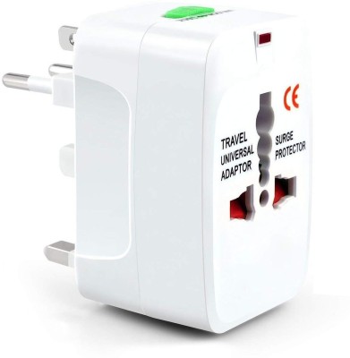 Geek Lab Universal World Wide Travel Charger Adapter Plug Worldwide Adaptor(White)