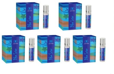 AROCHEM BLUE STAR Attar long lasting fragrance No Alcohol Pure Perfume Herbal Attar (Set of 5) (6ml Each) Herbal Attar(Kewda)