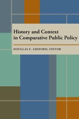 History and Context in Comparative Public Policy(English, Paperback, unknown)