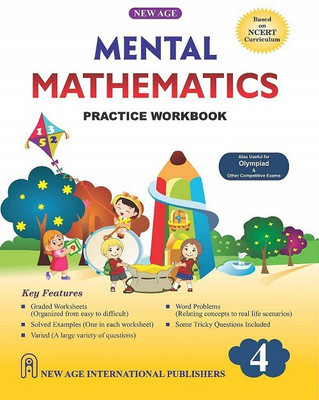 Mental Mathematics Practice Workbook Class4(New Age Publishers, Rajesh Singh)