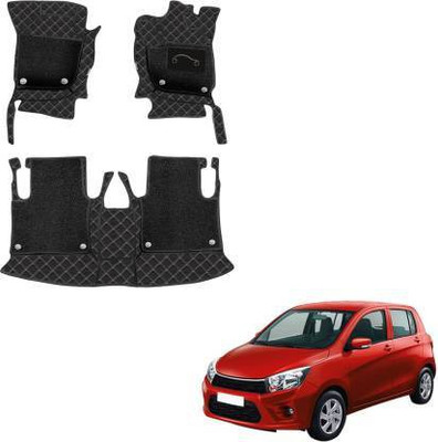 CARSHADE Leather 7D Mat For  Maruti Celerio(Black)