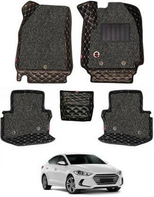 CARSHADE Leather 7D Mat For  Nissan Elantra(Black)
