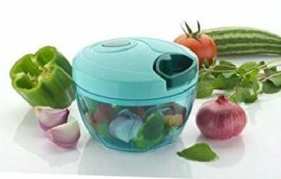 Pyzel Manual Quick Chopper, Compact & Powerful Hand Held Vegetable Chopper/Blender to Chop Fruits and Vegetables Vegetable Chopper (1 chopper) Vegetable & Fruit Chopper(1)