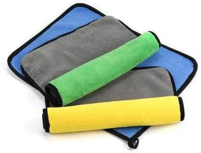 Welltech WEL_Car Towel-4 Wet Microfiber Cleaning Cloth(3 Units)