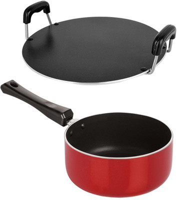 NIRLON SP(M)_RT Non-Stick Coated Cookware Set(PTFE (Non-stick), Aluminium, 2 - Piece)
