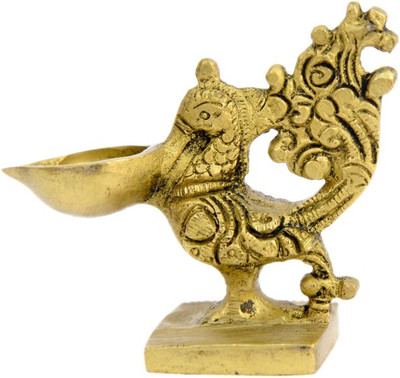 B H A R A T H A A T Brass Table Diya(Height: 2.5 inch)