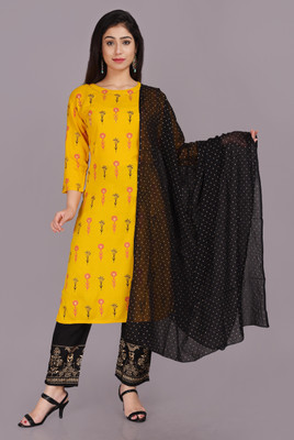 priya creations Women Kurti Pant Set