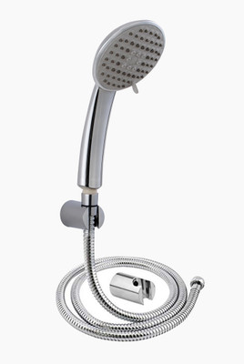 Prestige BRUST-B-02 Hand Shower 5 Gear with SS Tube 1.5M and Hook Silver Faucet Set