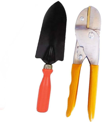 ERIN Gardening Tool Sets of 2 Pcs ( Flemingo Cutter/Roll Cutter with Small Hand Shovel ) Garden Tool Kit(2 Tools)