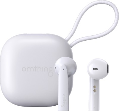 omthing By 1MORE AirFree Pods With Qualcomm 3.0 Wireless Charging Case Bluetooth(Snow White, True Wireless)