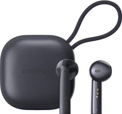 omthing By 1MORE AirFree Pods With Qualcomm 3.0 Wireless Charging Case Bluetooth(Midnight Black, True Wireless)