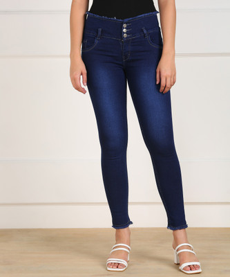 F2M Slim Women Dark Blue Jeans