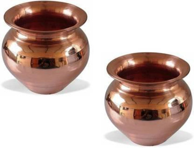 NAVYAKSH kalash / lota for Pooja Copper Kalash(Brown)