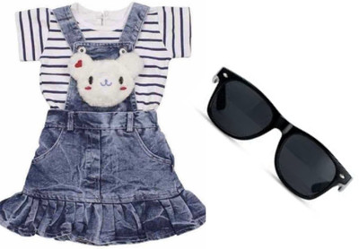 vinutha store Baby Boys & Baby Girls Party(Festive) Dungaree Sunglass(WHITE)