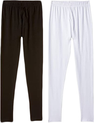 Lyra Legging For Girls(Black Pack of 2)