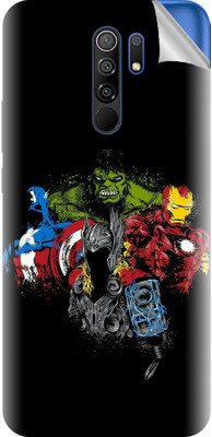 tiddler Xiaomi Redmi 9 Prime Mobile Skin(Black)