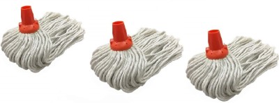 CHOTALIYA Round Mop Cotton Refill 300 GMS Mop (PACK OF 3) Refill(Red, White)