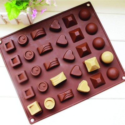 ALAMDAAR Silicone Chocolate Mould 30(Pack of 1)