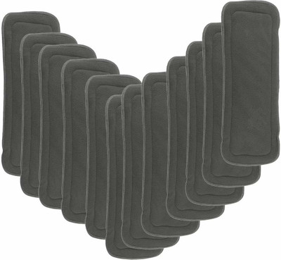 DOMENICO (Pack of 12)Washable Cloth Diaper Nappies Wet-Free Inserts(5 Layer Insert)