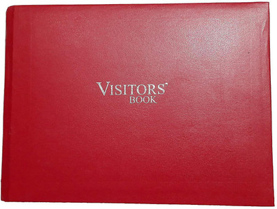 LRS Visitor Book - Mehroon Cover - 140 Pages - 120 GSM Super Bright White Paper 1-Part Record Keeping Book(1 Sets)