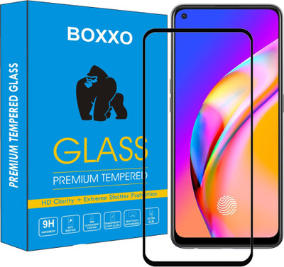Boxxo Edge To Edge Tempered Glass for Oppo F19 Pro(Pack of 1)