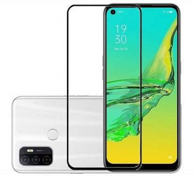 GDBUY Edge To Edge Tempered Glass for Oppo A53(Pack of 1)