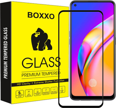 Boxxo Edge To Edge Tempered Glass for Oppo A94(Pack of 1)