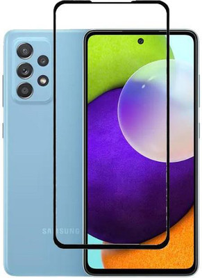 HOBBYTRONICS Edge To Edge Tempered Glass for SAMSUNG A72, SAMSUNG GALAXY A72(Pack of 1)