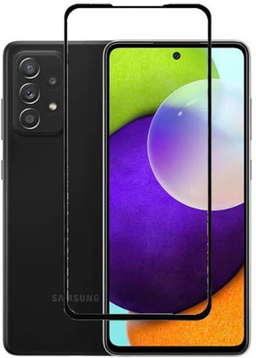 HOBBYTRONICS Edge To Edge Tempered Glass for SAMSUNG A72, SAMSUNG GALAXY A72(Pack of 1)