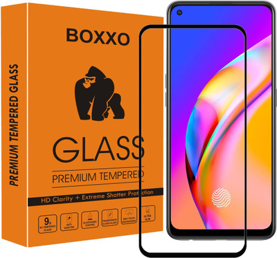 Boxxo Edge To Edge Tempered Glass for Oppo A94 5G(Pack of 1)