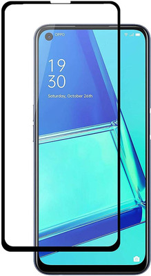 GDBUY Edge To Edge Tempered Glass for Oppo A52(Pack of 1)