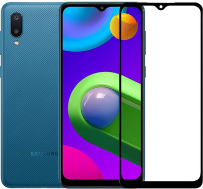 Gorilion Edge To Edge Tempered Glass for - SAMSUNG Galaxy M02(Pack of 1)