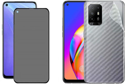 RAGRO Front and Back Tempered Glass for Oppo F19 Pro Plus 5G(Pack of 1)
