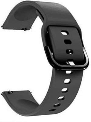 Big Wings 22mm Metal Buckle Silicone Strap Compatible with Noise Colorfit Pro...
