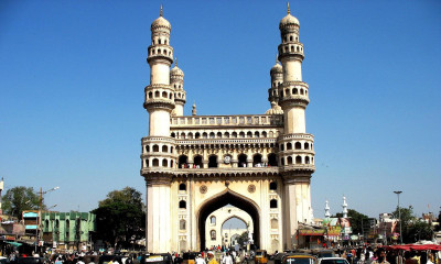 anshul internet point 45.72 cm CHAR MINAR 2 Self Adhesive Sticker(Pack of 1)