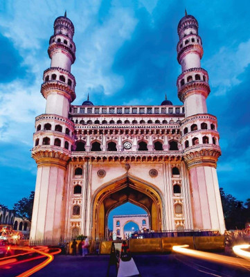 anshul internet point 45.72 cm CHAR MINAR 3 Self Adhesive Sticker(Pack of 1)