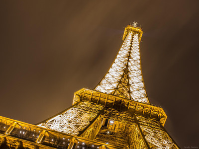 anshul internet point 18 EIFEL TOWER 6 Self Adhesive Sticker(Pack of 1)