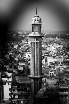 anshul internet point 45.72 cm JAMA MASJID 7 Self Adhesive Sticker(Pack of 1)